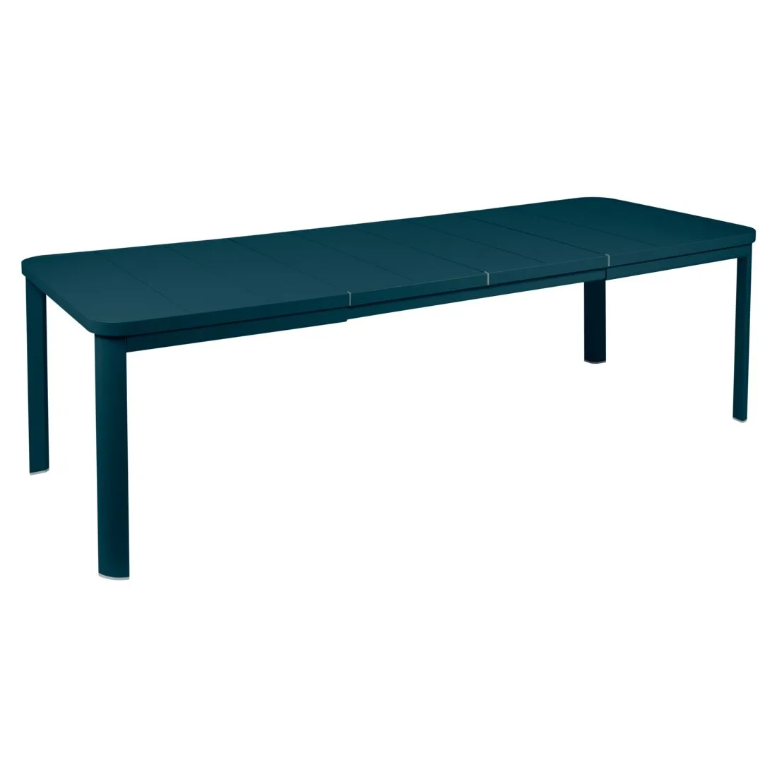 Fermob Oléron OLERON TABLE 2 ALLONGES 155 255X100 Bleu Acapulco